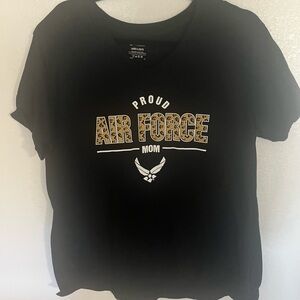 Port and Company Black Graphic T-Shirt